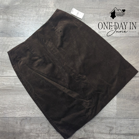B. Moss Clothing Company Corduroy Mini Skirt Size 4