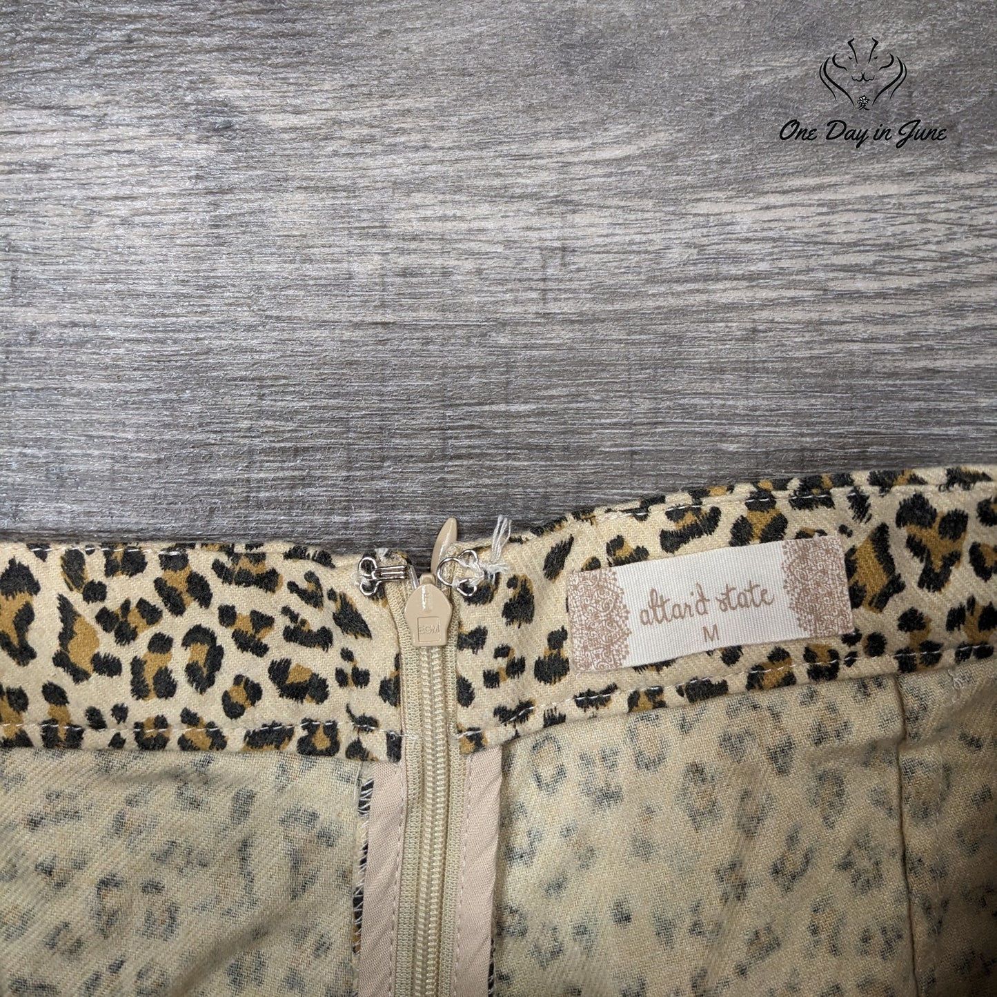 Altar'd State Leopard Print Shorts Size M