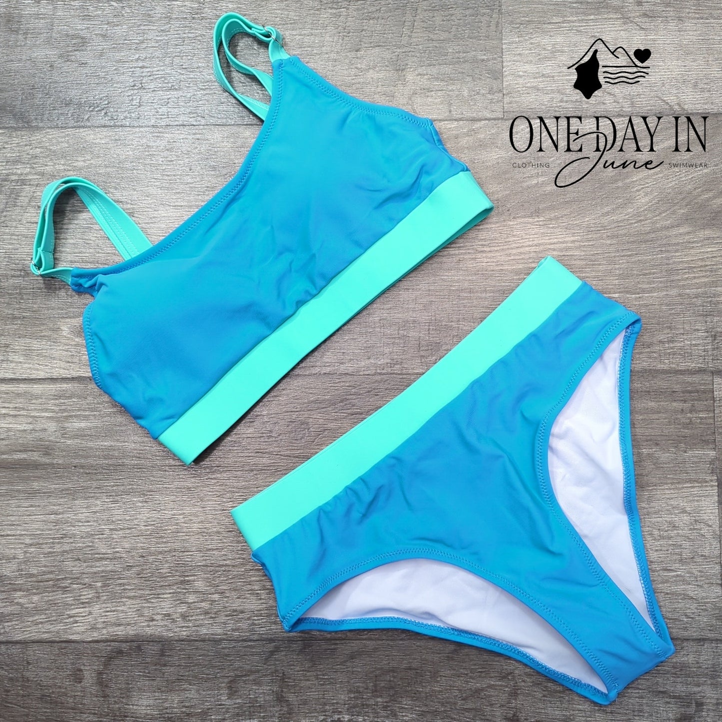 Adisputent Crop Bikini Swimsuit Size S