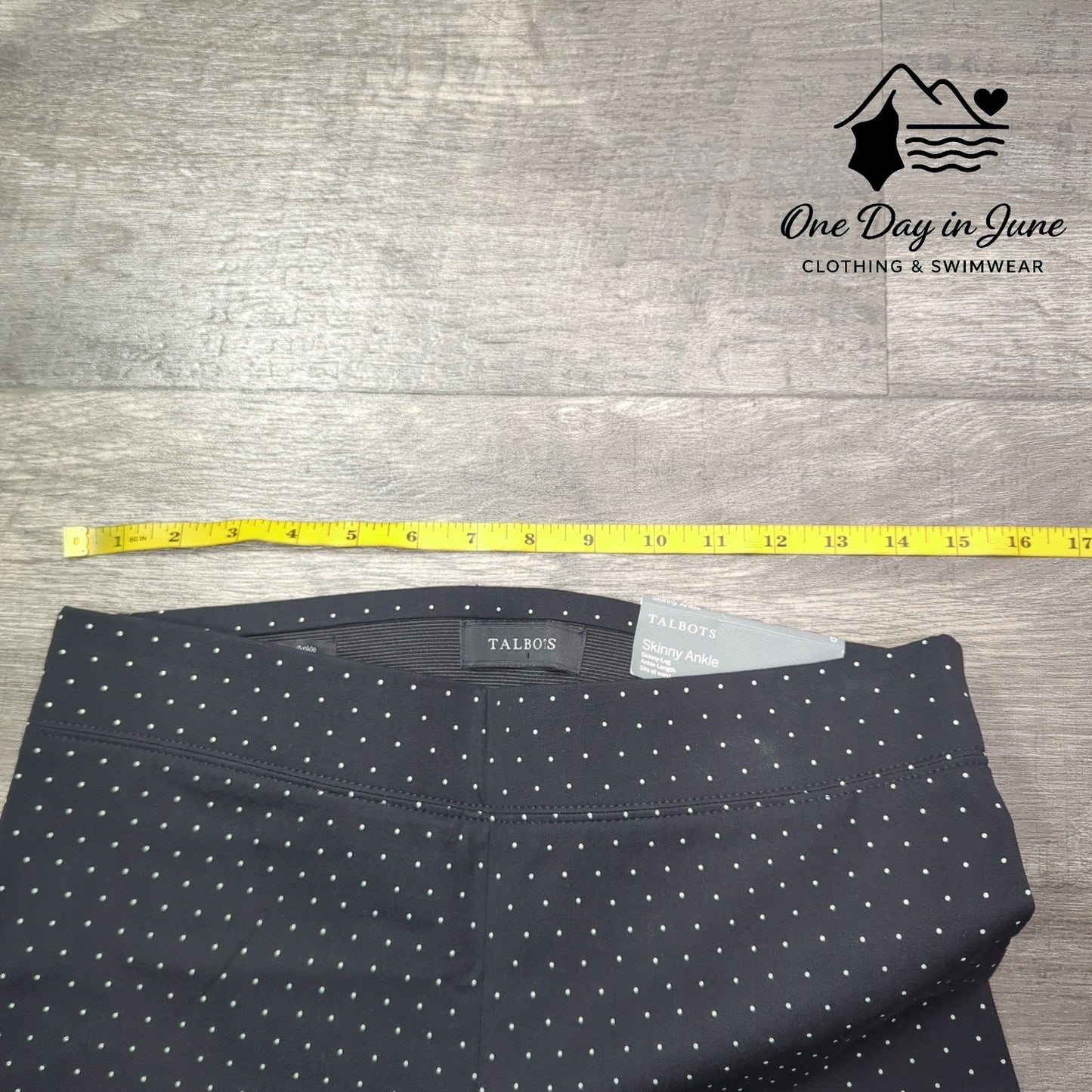 Talbots Pull On Skinny Ankle Pants Size 6