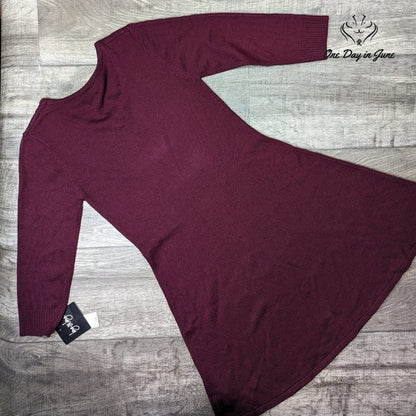 ByxBy Long Sleeve Knit Mini Dress Size S