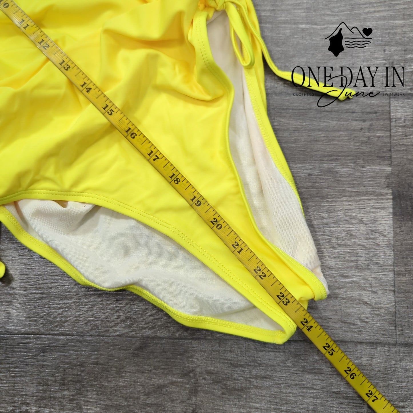 Aleumdr Ruched Tie Side One Piece Swimsuit Size S