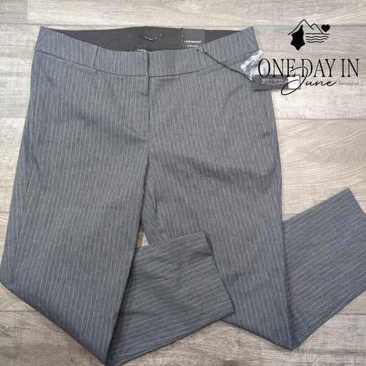 Lane Bryant The Allie Pin Striped Ankle Pants Size 18