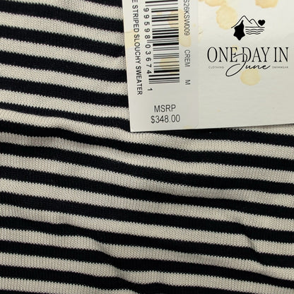 Frame The Striped Slouchy Sweater Size M