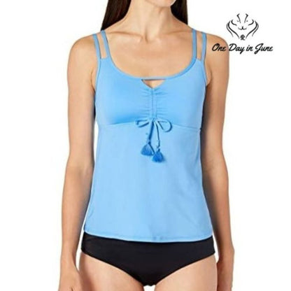 BCA by Rebecca Virtue Virtue Women's Tankini Top Size M