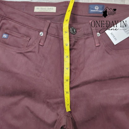 AG Adriano Goldschmied The Stevie Ankle Slim Straight Jeans Size 27 (4)