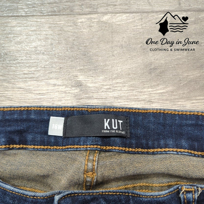 Kut from the Kloth Plus Size Skinny Ankle Jeans Size 16W