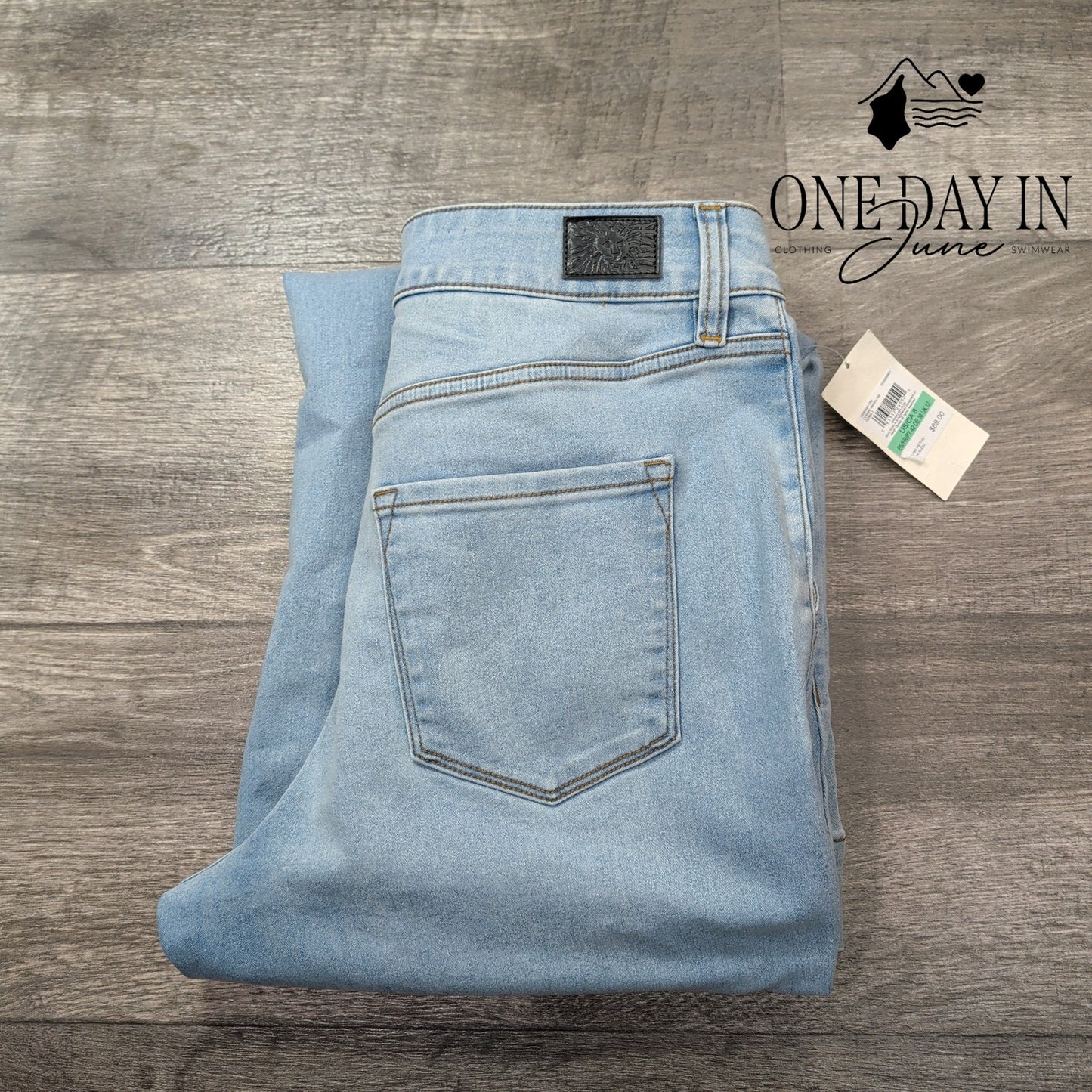 Anne Klein High Rise Wide Leg Jeans Size 8