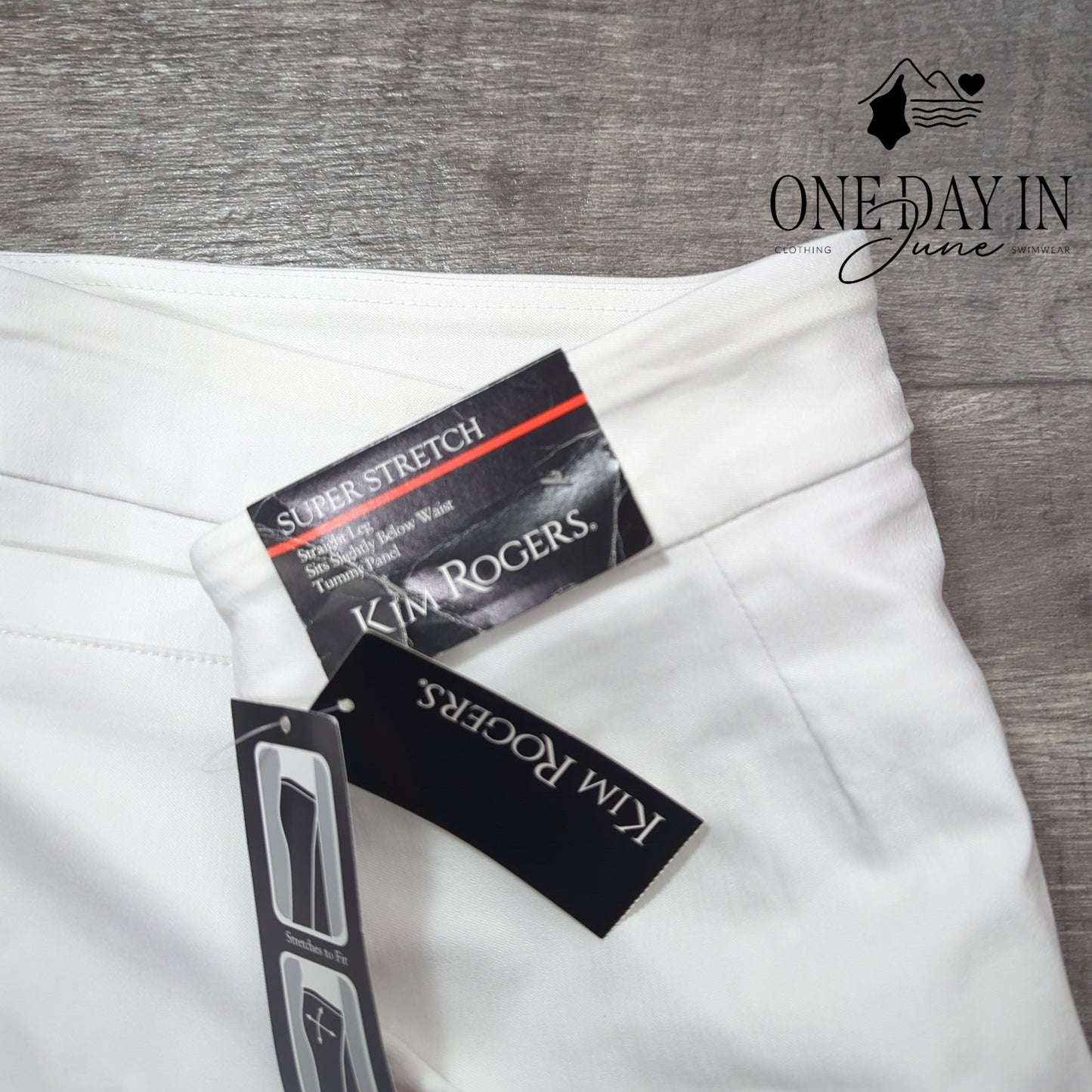 Kim Rogers Super Stretch Pull On Pants Size 16