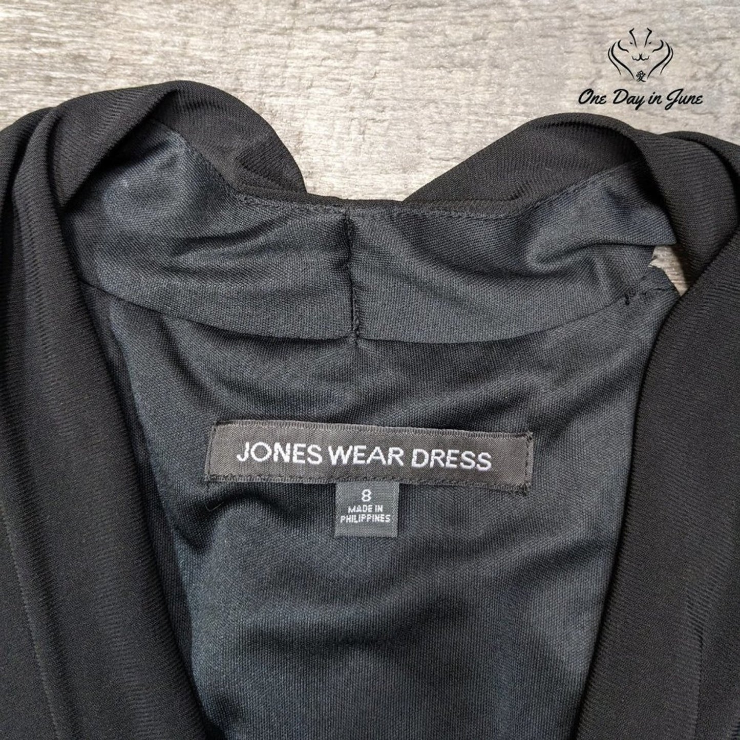 Jones Wear Cross Front Sleeveless Tiered Midi Dress Size 8