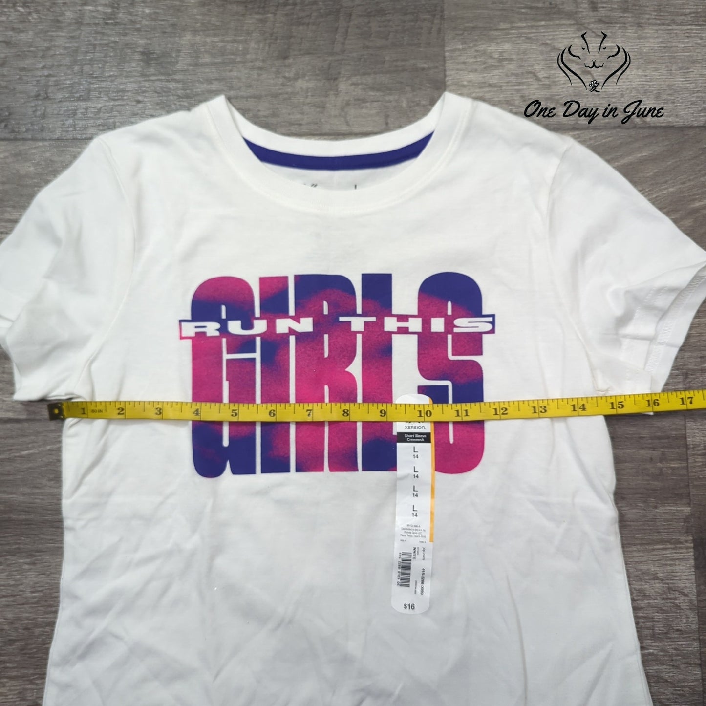 Xersion Girls Run This Tee Shirt Size L (14)