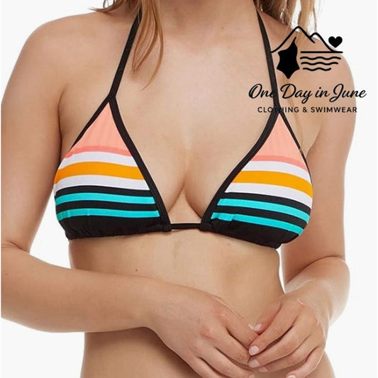 Body Glove Halter Triangle Bikini Top Size D