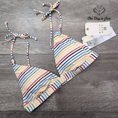 Billabong Gimme Sun Tall Triangle Bikini Top Size M