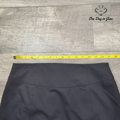 Peace of Cloth Panticular Pencil Skirt Black Stretch Made in NYC Size 6
