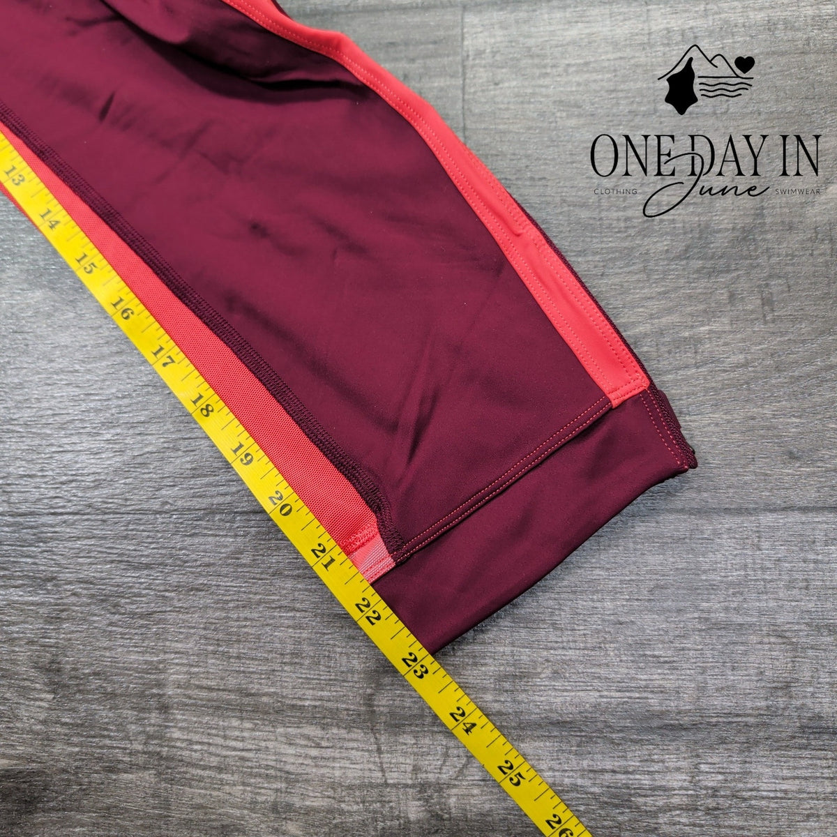 Lululemon Zip the Line Crop 23 Leggings Deep Ruby Poppy Coral NWT Size 12