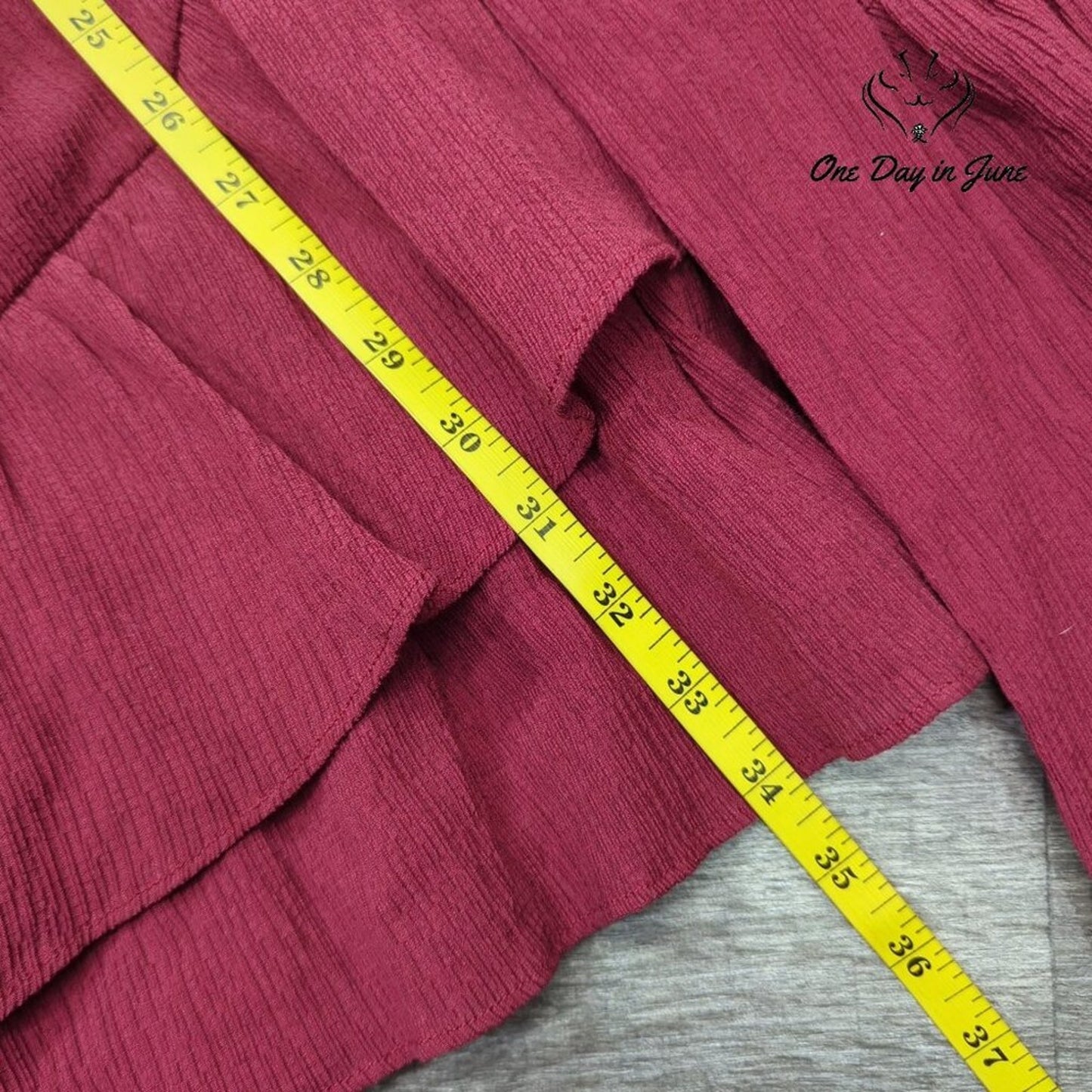 Banana Republic Mini Dress Berry Pink Ruffle Tie Waist NWT $79.99 Size 4