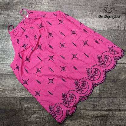 Crown & Ivy High Neck Tank Top Size XS