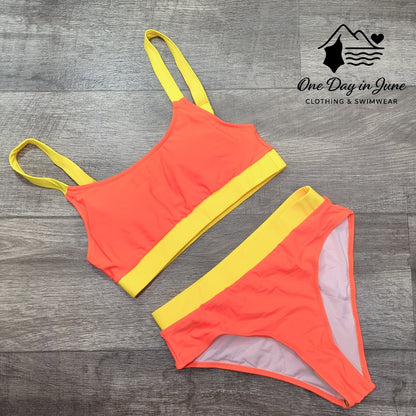 Charmleaks Crop Top Bikini Swimsuit Size S