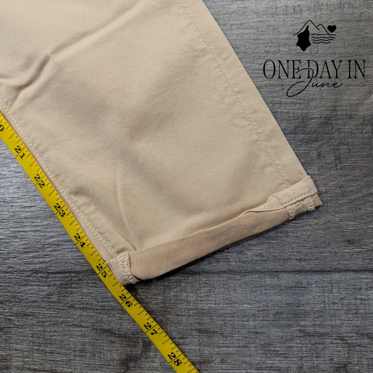 AG Adriano Goldschmied The Caden Tailored Trouser Pants Beige NWT Size 4 (27)