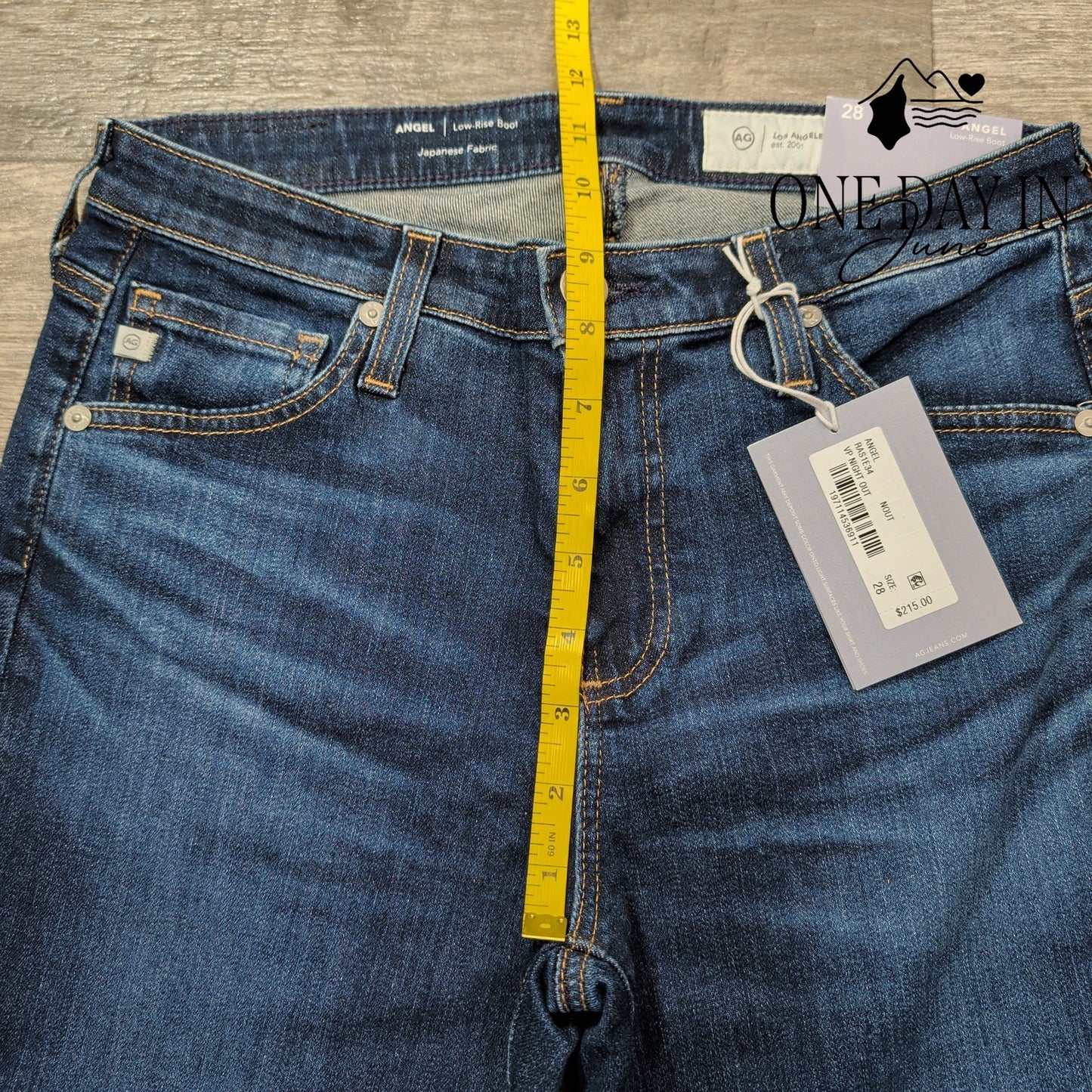 AG Adriano Goldschmied Angel Low Rise Bootcut Night Out NWT $215 Size 6 (28)