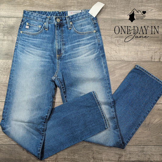 AG Adriano Goldschmied AG-ED Straight Leg Jeans Medium Wash NWT Size 4 (27)