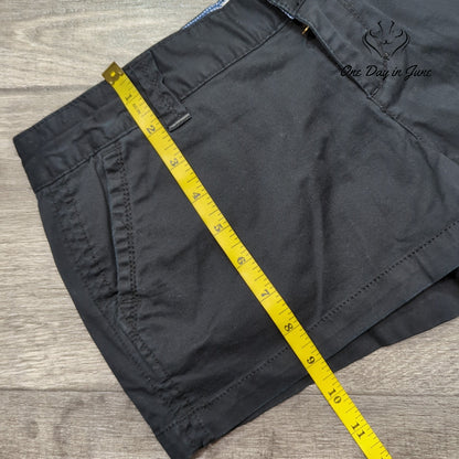 Aeropostale Black Flat Front Chino Shorts NWT Size 1/2