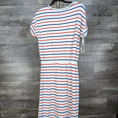 Banana Republic Striped Short Sleeve Mini Dress Size S