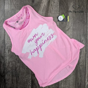 Xersion Girls Plus Double Up Active Tank Top Pink NWT Size 14.5-16.5 Plus