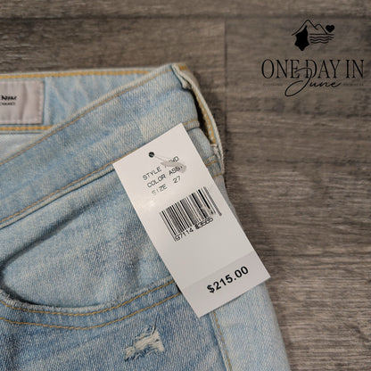 AG Adriano Goldschmied Straight Leg Distressed Jeans Size 4 (27)