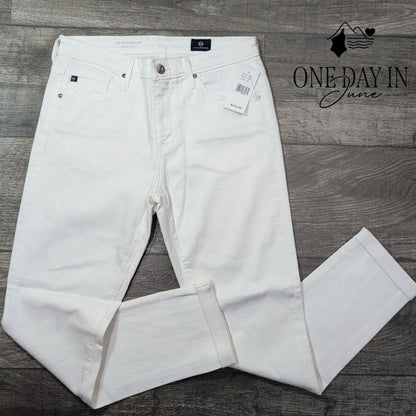 AG Adriano Goldschmied The Prima Roll-Up Cigarette Jeans Cropped NWT Size 4 (27)