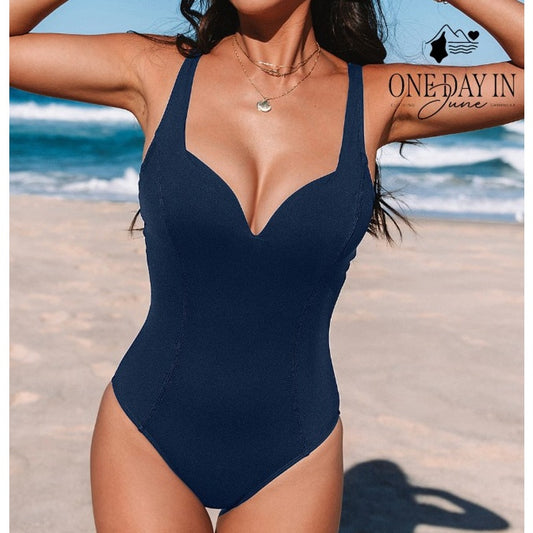 Cupshe Slim & Sculpt One Piece Swimsuit Size L