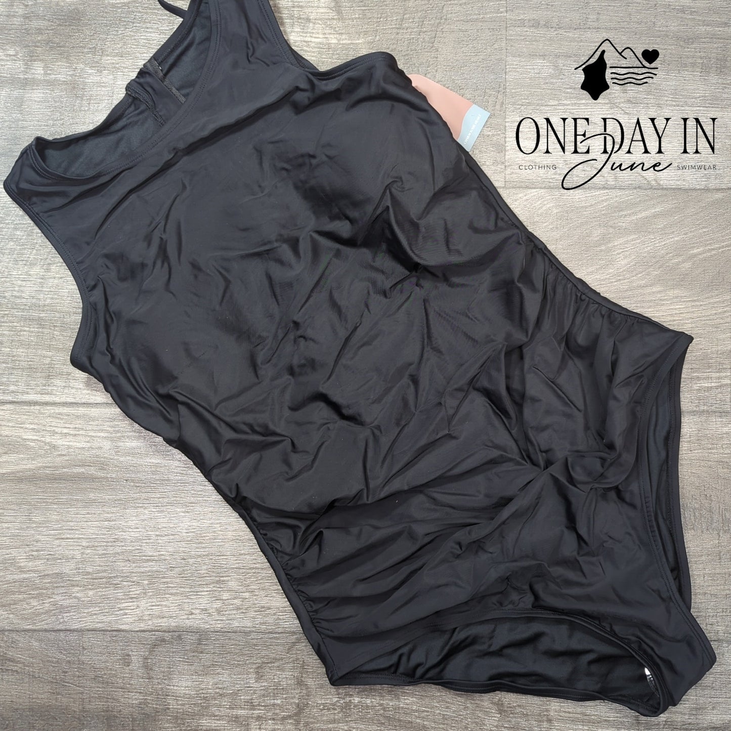 Smismivo High Neck One Piece Swimsuit Size XL