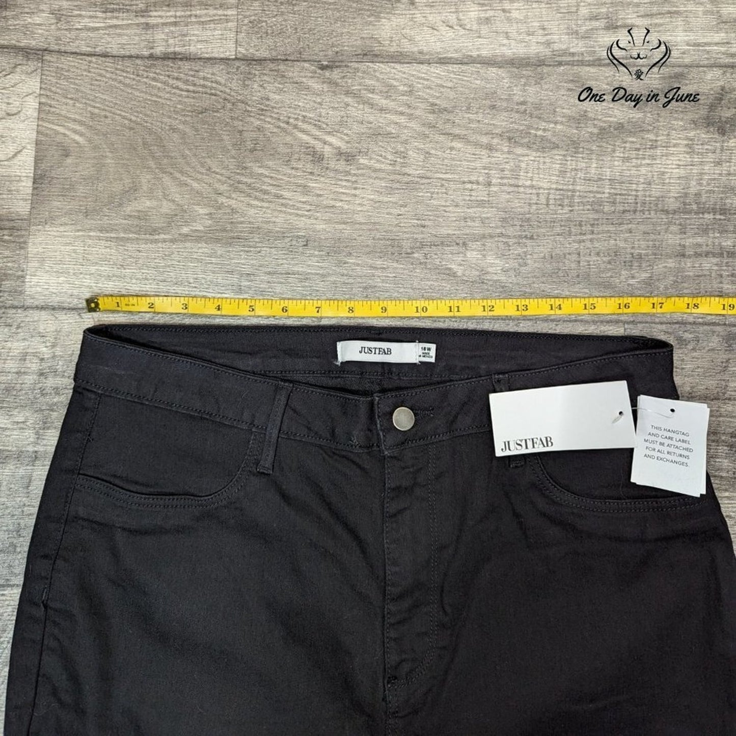Justfab Plus Size Curvy Fit Jeans Size 18W