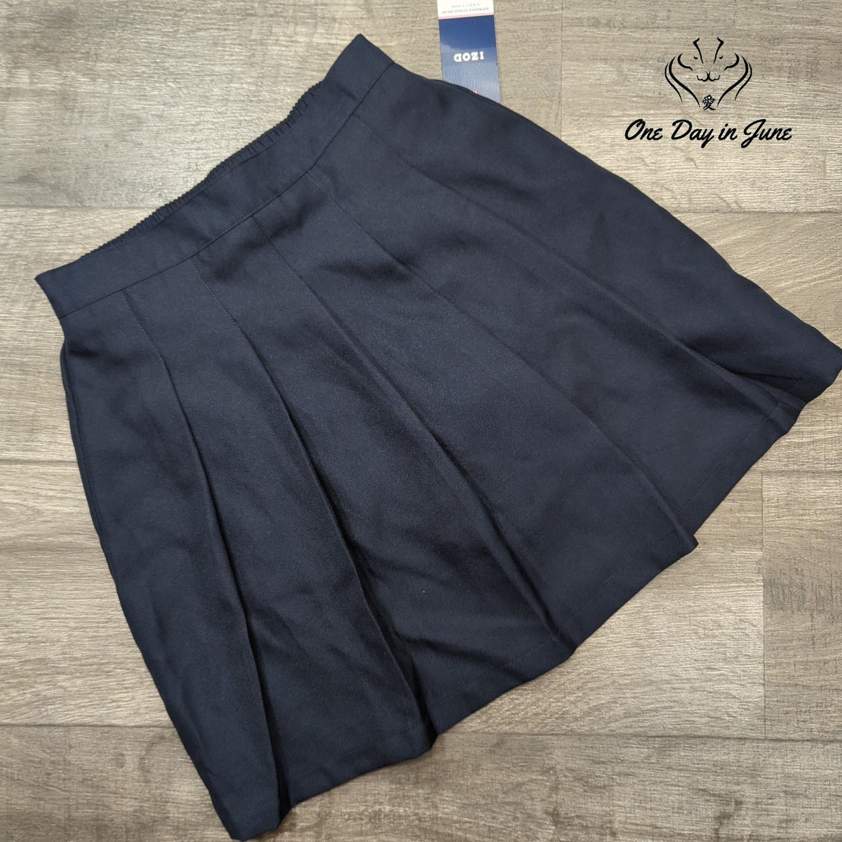 Izod Approved Schoolwear Pleated Skort Navy Blue Regular NWT Size 16 Regular
