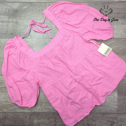 a.n.a Short Sleeve Top Size S