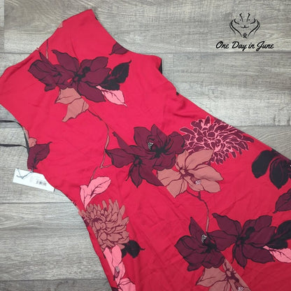 Liz Claiborne Sleeveless Floral Dress Size 10