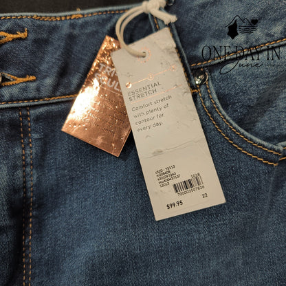 Lane Bryant Plus Size High Rise Straight Jeans Size 22