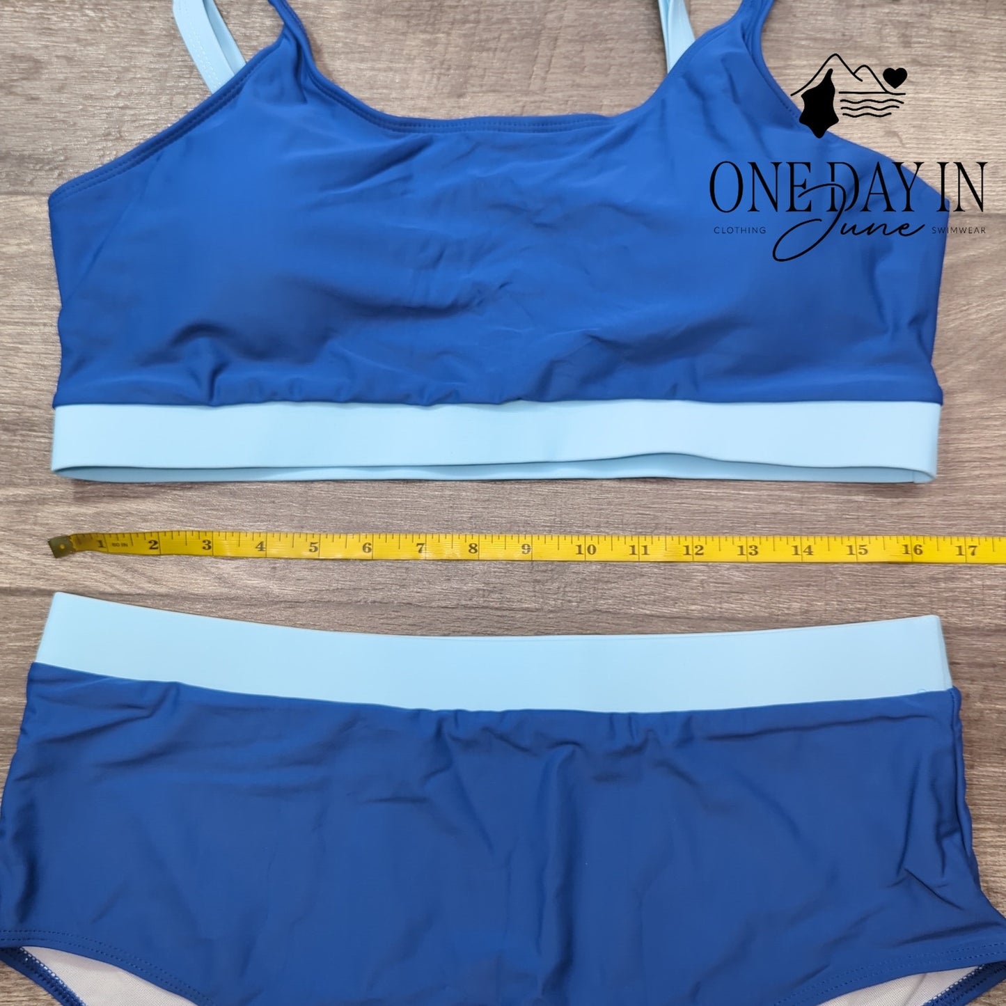 Adisputent High Waist Crop Bikini Swimsuit Size XXL