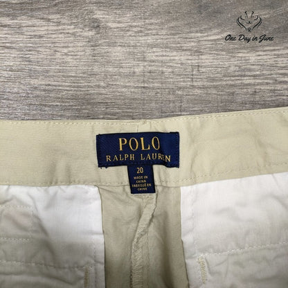 Polo Ralph Lauren Flat Font Shorts Size 20
