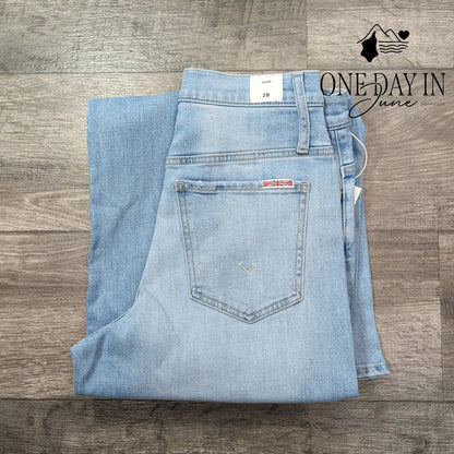 Hudson Jamie High Waist Wide Leg Jeans Light Wash NWT Size 6 (28)