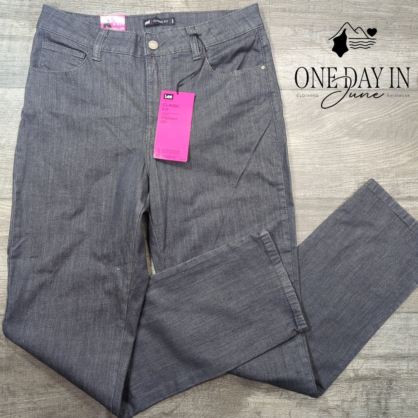 Lee Classic Fit Straight Leg Jeans Size 12
