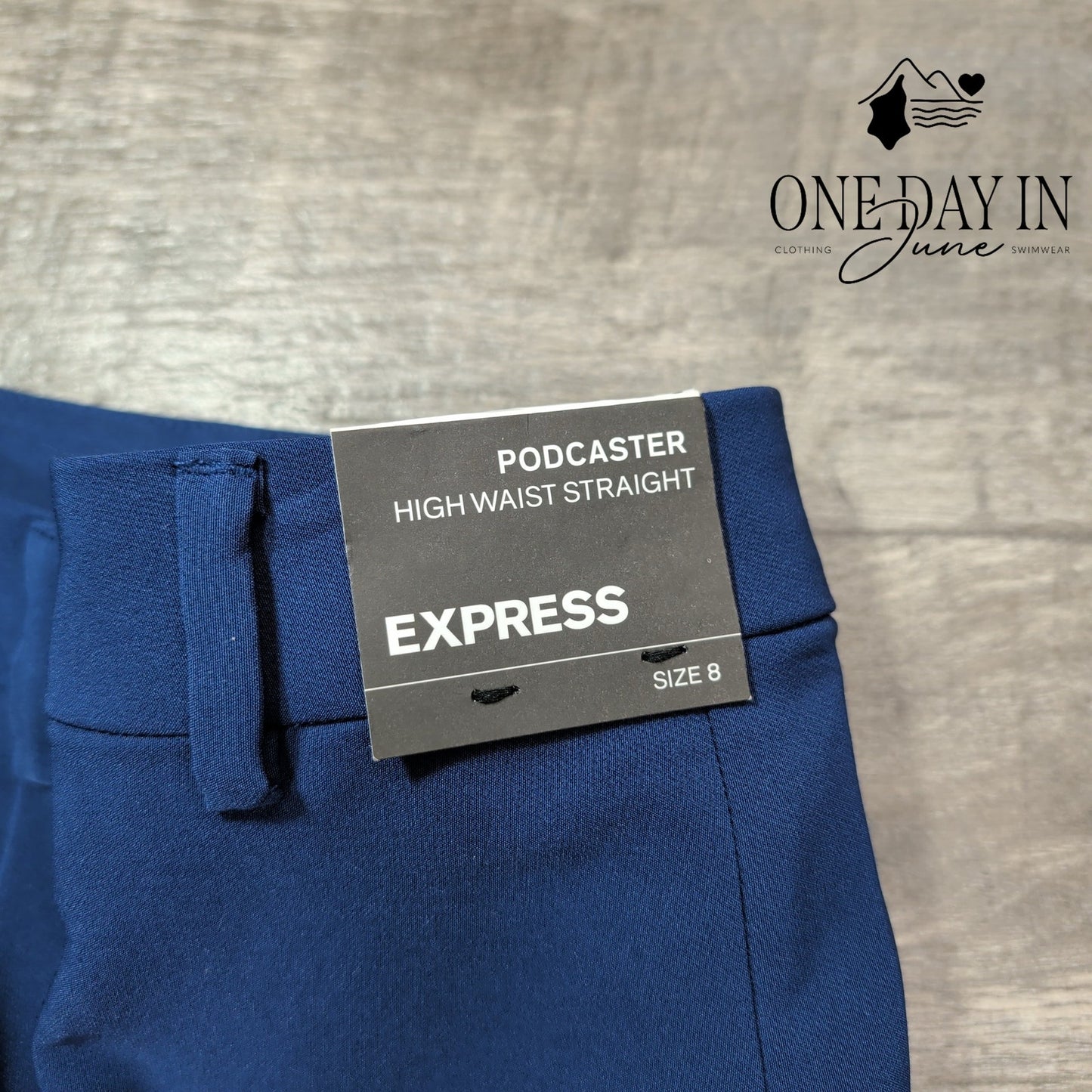 Express Podcaster High Waist Straight Pants Size 8