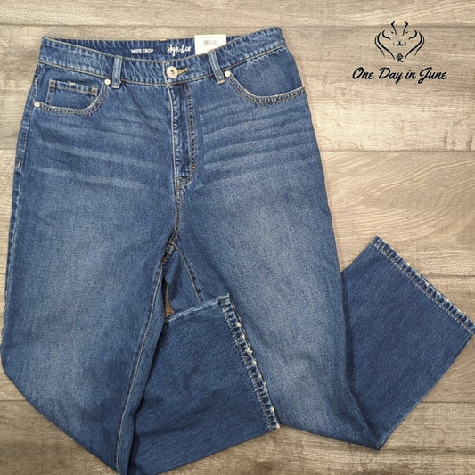 Style & Co Slouchy Crop Jeans Size 8