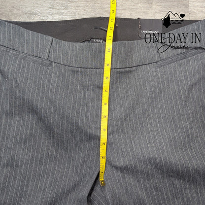 Lane Bryant The Allie Pin Striped Ankle Pants Size 18