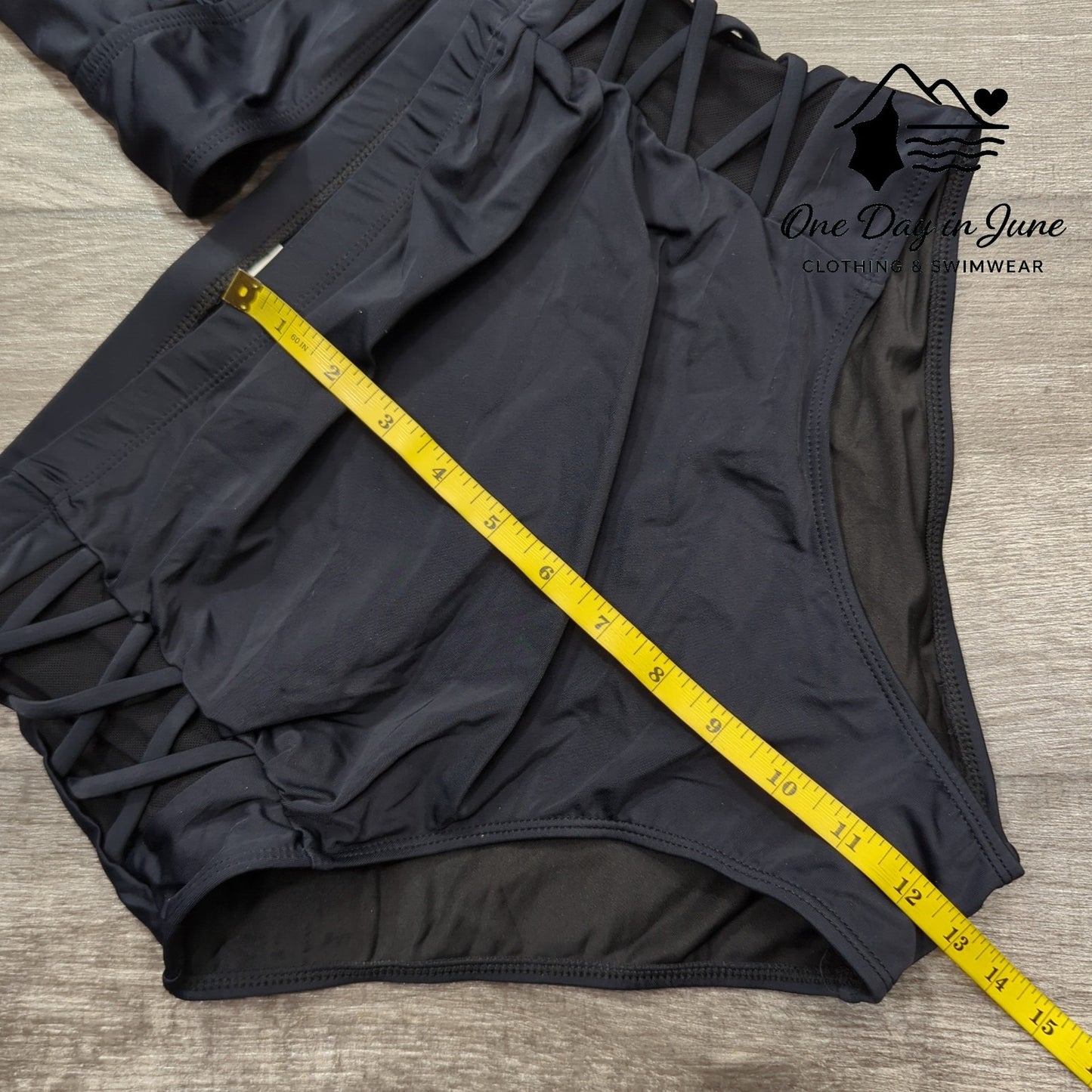 Yonique Plus Size High Waist Bikini Swimsuit Size 12W