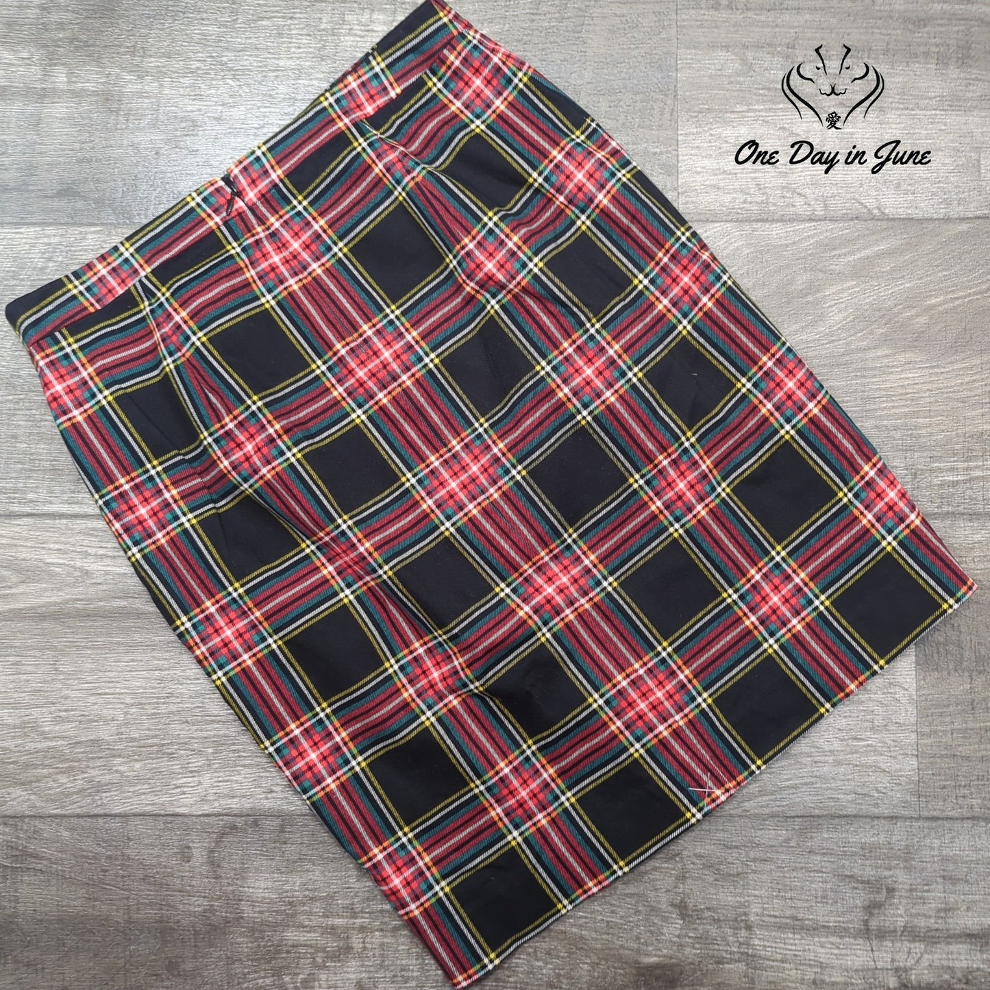 J.Crew Plaid Pencil Skirt Size 2