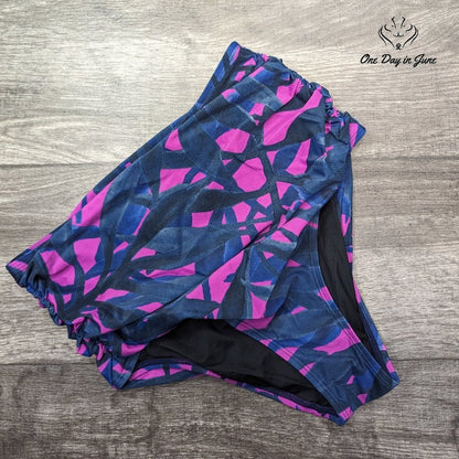 Coastal Blue High Waist Bikini Bottom Size S
