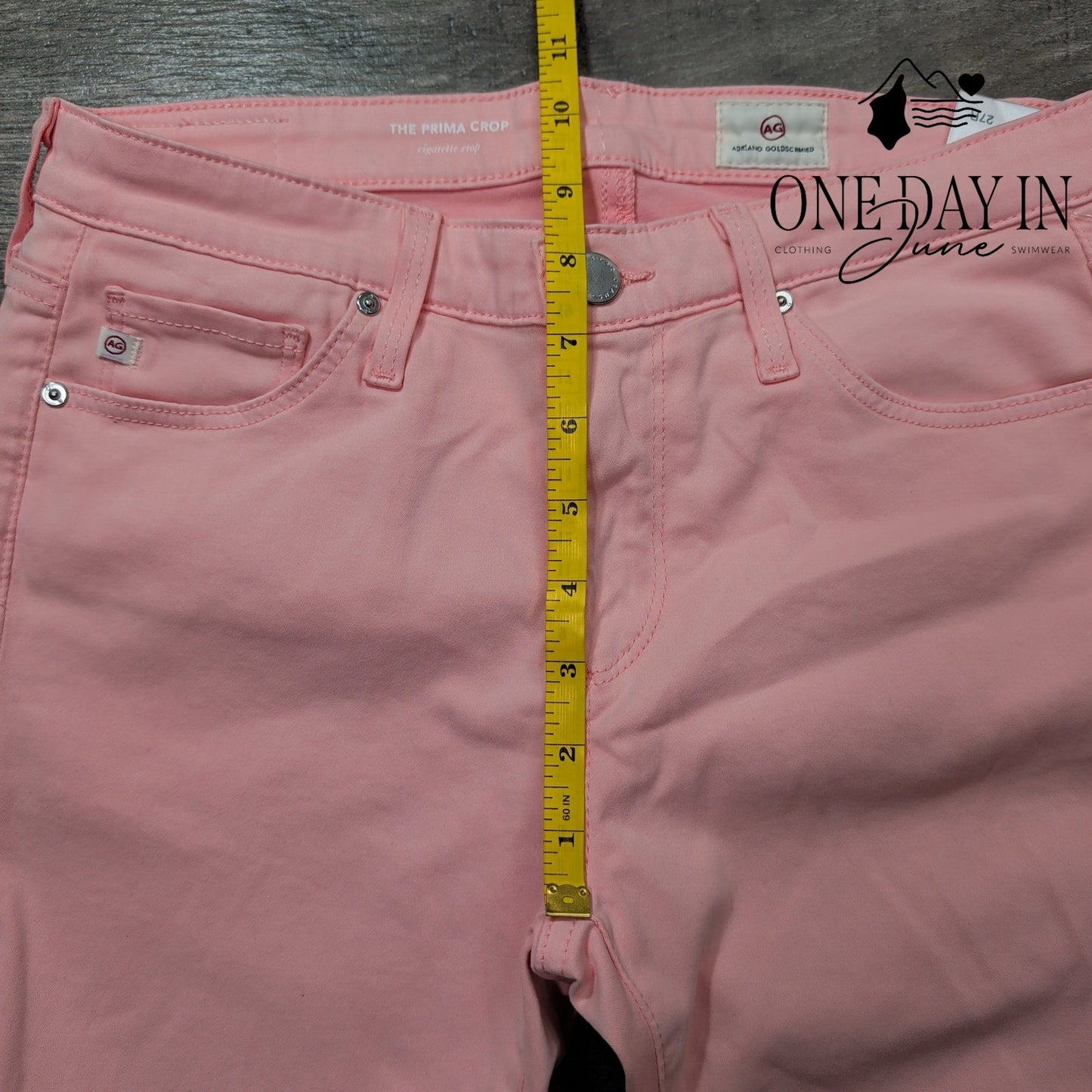 AG Adriano Goldschmied The Prima Crop Jeans Size 4 (27)