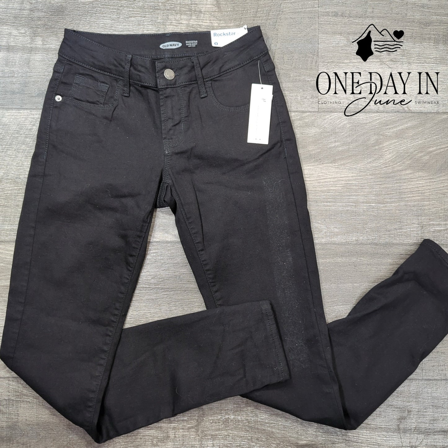 Old Navy Rockstar Super Skinny Low Rise Jeans Size 0
