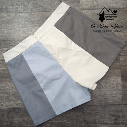Cloud Ten Faux Leather Flat Front Shorts Size S